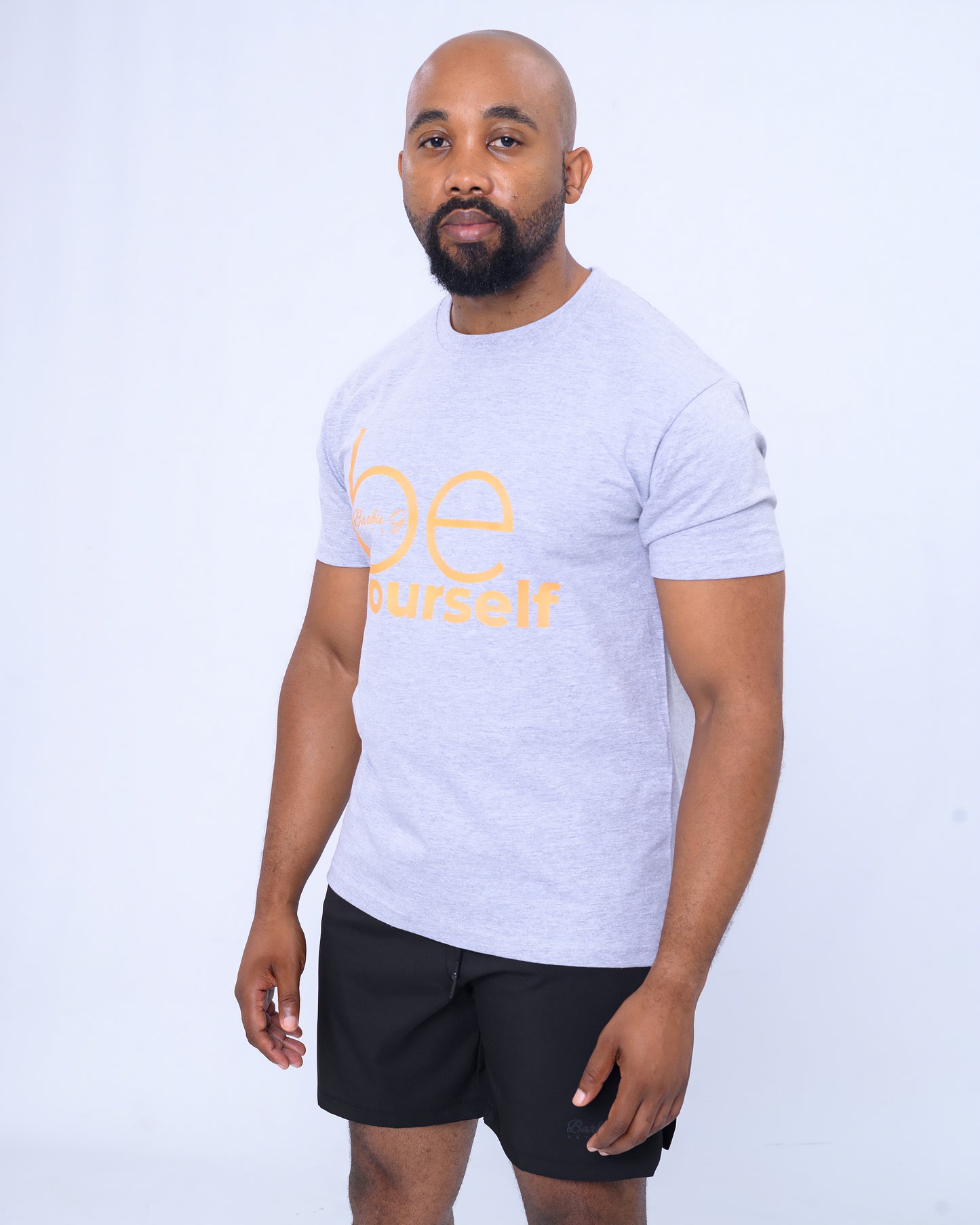 Be Yourself Tee Light Grey