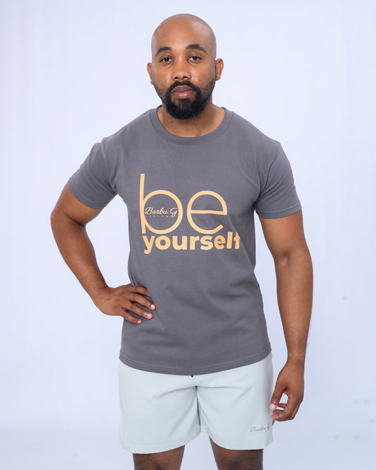 Be Yourself Tee Dark Grey