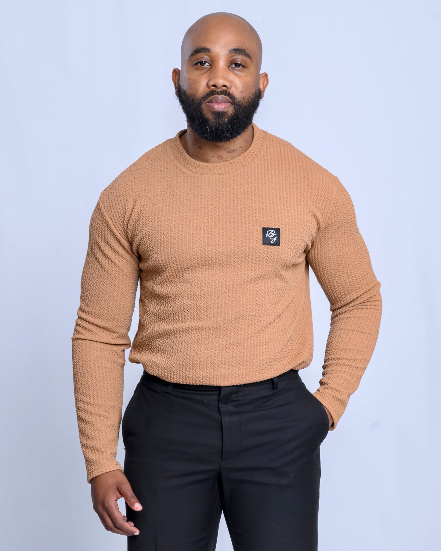 BG Long Sleeve Top Pattern Rust