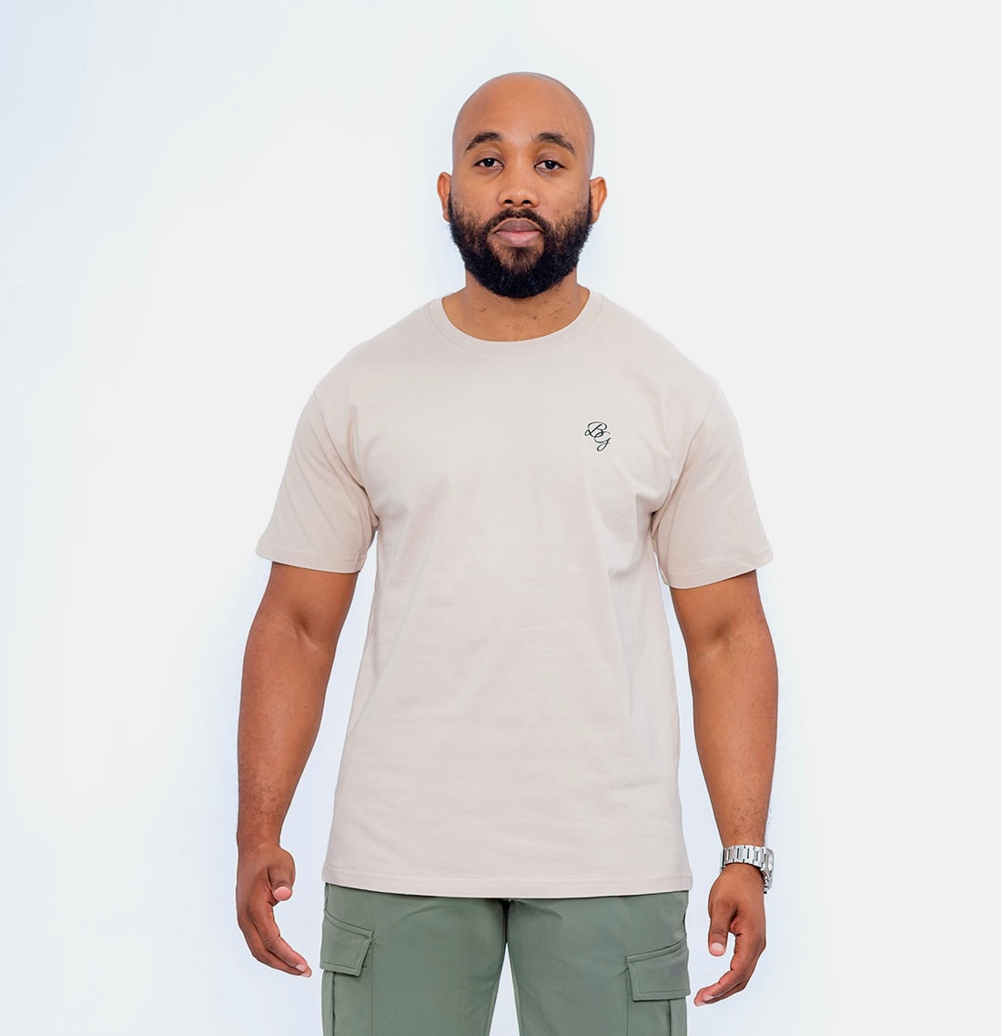 Barbu G Loose fit Cream T-Shirt